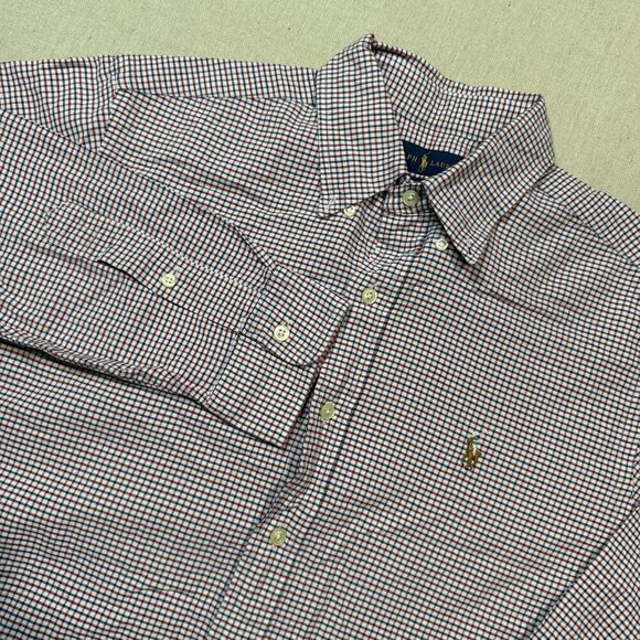 Polo Ralph Lauren Classic Fit Performance Button Up Shirt Men’s Sz M Color Pony - Picture 1 of 5